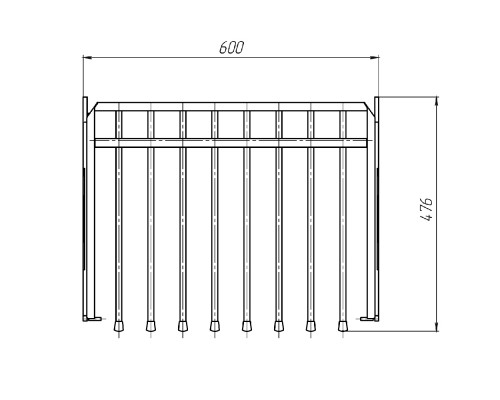 Брючница выдвижная 600х450