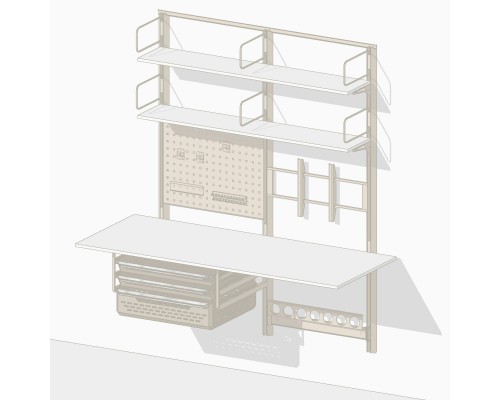 Игровой стол с выдвижными ящиками
